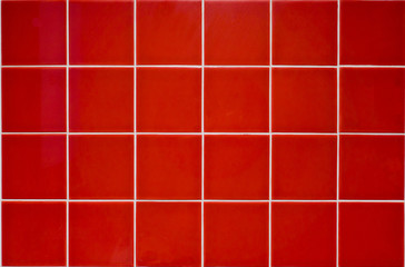 Red glossy tile background for Graphic and artwork