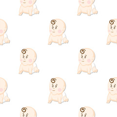 baby graphic pattern wallpaper object