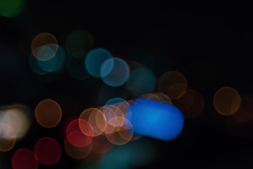 abstract lights bokeh background