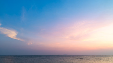Fototapeta na wymiar sunset over the sea background.
