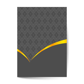 Luxury Premium cover page design for menu , brochure, card invitation template. Luxury ornament.