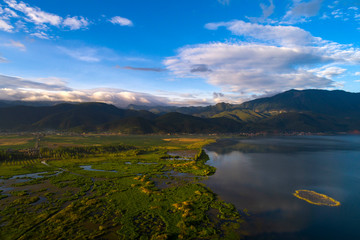 Fototapeta na wymiar Liangshan prefecture, sichuan province, China: lugu lake