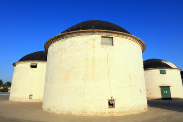 Chinese Traditional Style of Grain Storage Architectural Landscape