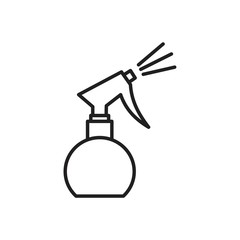 Spray Icon template black color editable. Spray Icon symbol Flat vector illustration for graphic and web design.