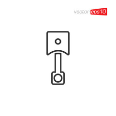 Piston Icon Logo Design Vector