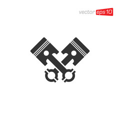 Piston Icon Logo Design Vector