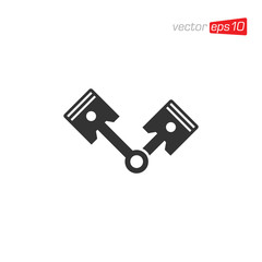 Piston Icon Logo Design Vector