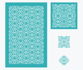 Baci Pattern Design seamless design pattern for decorative Panel Laser cut  