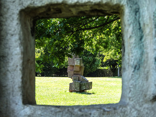 fountain in the garden