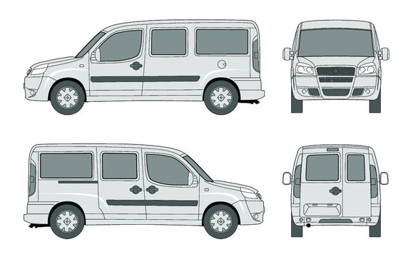 Car vector template