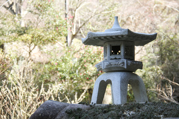 日本の灯籠風景