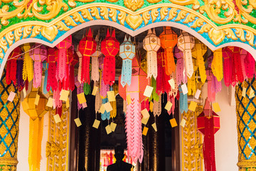 Chiang Mai , Thailand - January, 18, 2020 :Wat Pa Dara Phirom is a 100 years old royal temple in...