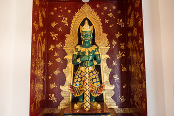 Chiang Mai , Thailand - January, 18, 2020 :Wat Pa Dara Phirom is a 100 years old royal temple in...