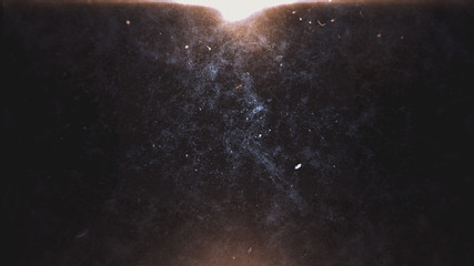 Light Flare Dark Crack Wall Abstract Background. Wall Fractal Noise Background Texture.