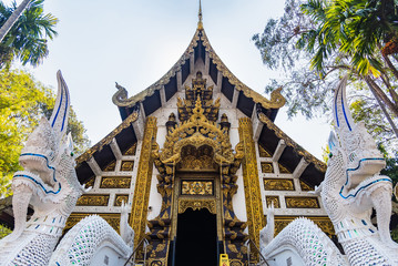 Chiang Mai , Thailand - January, 18, 2020 :Wat Pa Dara Phirom is a 100 years old royal temple in...