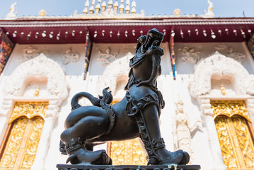 Chiang Mai , Thailand - January, 18, 2020 :Wat Pa Dara Phirom is a 100 years old royal temple in...