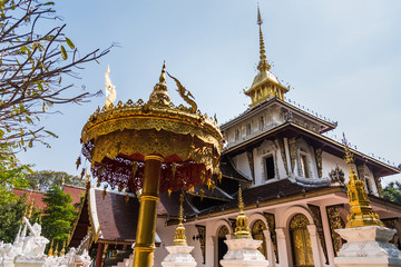 Chiang Mai , Thailand - January, 18, 2020 :Wat Pa Dara Phirom is a 100 years old royal temple in...