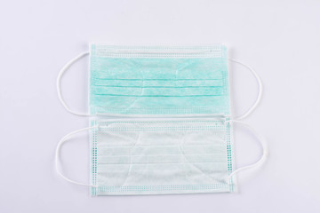 Medical mask on an isolated background