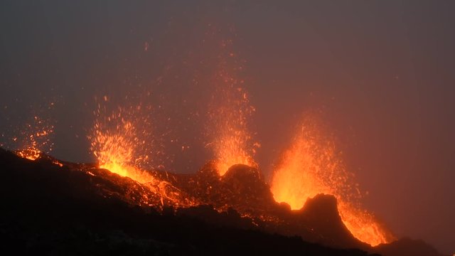Eruption 2020 du Piton de la Fournaise