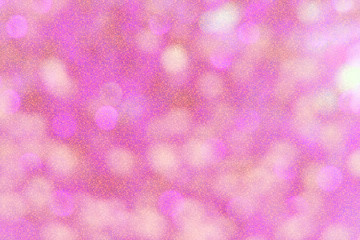 white and pink bokeh background with glitter.