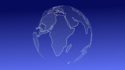 World map point with line and composition and representing the global or Global network connection elements by NASA.