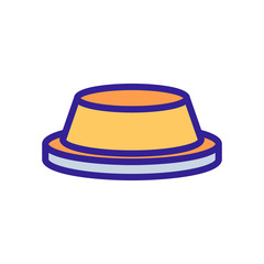 Pet bowl icon vector. Thin line sign. Isolated contour symbol illustration