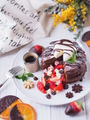 オシャレなギミックパンケーキ