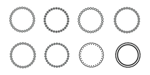 Vintage monogram set. Vector emblems for calligraphic luxury logos and retro ornamental design.