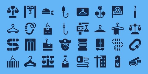 hook icon set