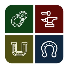 Set of blacksmith icons