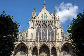 Obraz premium Basilique Saint-Urbain, 13th century gothic church in Troyes, France