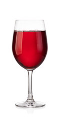 Glass of red wine