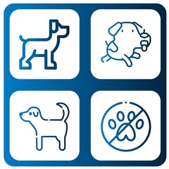 pedigree simple icons set