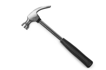 Iron hammer isolation on a white background