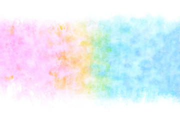 カラフル アブストラクト 虹 水彩 背景