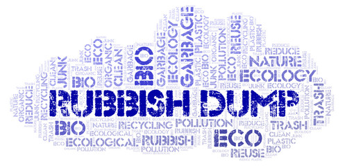 Rubbish Dump word cloud.