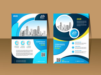 Proposal cover poster brochure Template Design Set