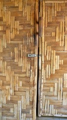 Simple Door in bamboo pattern