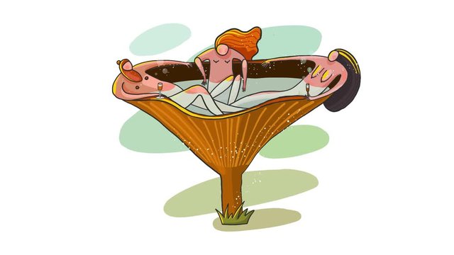 video animation, fantasy world, relaxation, vacation, friends, family in Spa hotel