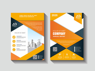 Proposal cover poster brochure Template Design Set