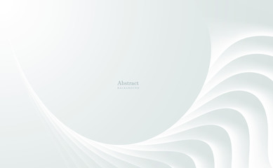 Abstract geometric white and gray color background. Vector, illustration