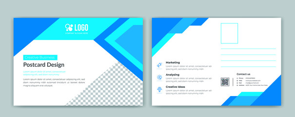 Corporate postcard template