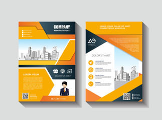 Proposal cover poster brochure Template Design Set