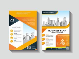 Proposal cover poster brochure Template Design Set
