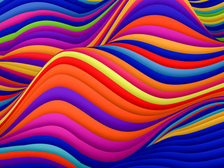 Abstract Striped Design