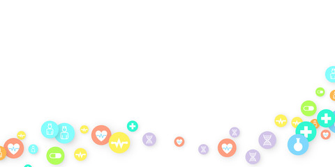 Pharmacy Background. Clinic Backdrop.