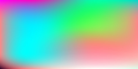 Iridescent Blurred Gradient. 