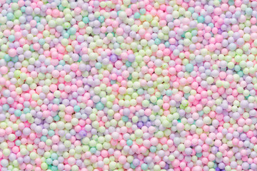 full colour pastel circle foam texture background
