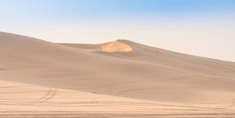 Fototapeta na wymiar Dune of the Namib-Naukluft Nation Park near Swakopmund in Namibia.