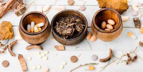Herbal medicine in pill